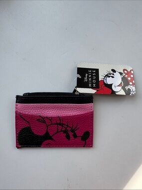 Disney Minnie Mouse Pink & Black Card Holder